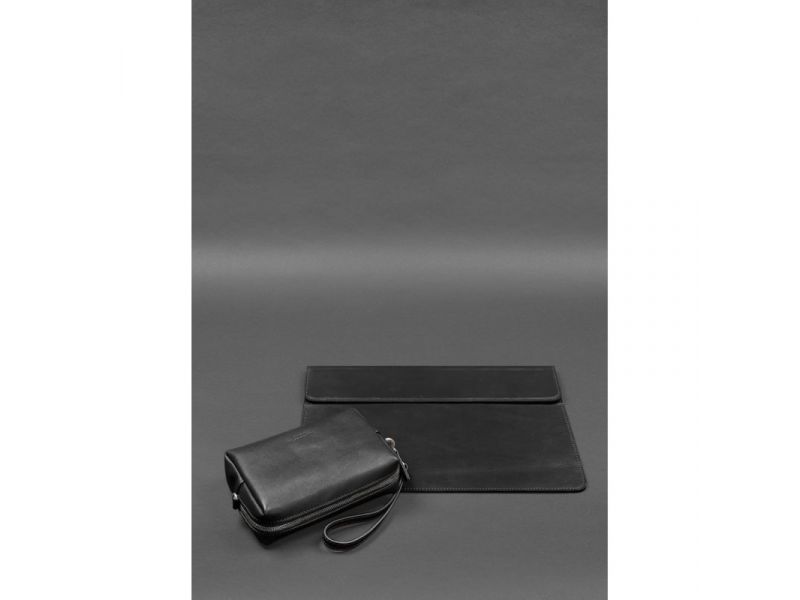 Кожаный набор Мобильный Универсальный черный, фото 1