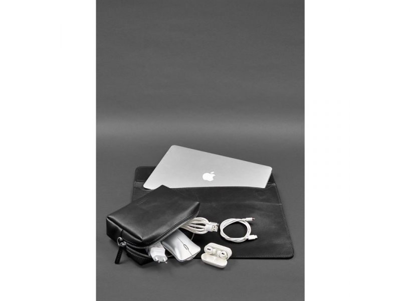 Кожаный набор Мобильный Универсальный черный, фото 2