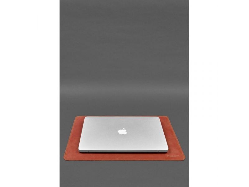 Настольный набор из натуральной кожи  5.0 с картой Украины светло-коричневый Crazy Horse, фото 5