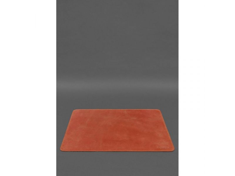 Настольный набор из натуральной кожи  5.0 с картой Украины светло-коричневый Crazy Horse, фото 6