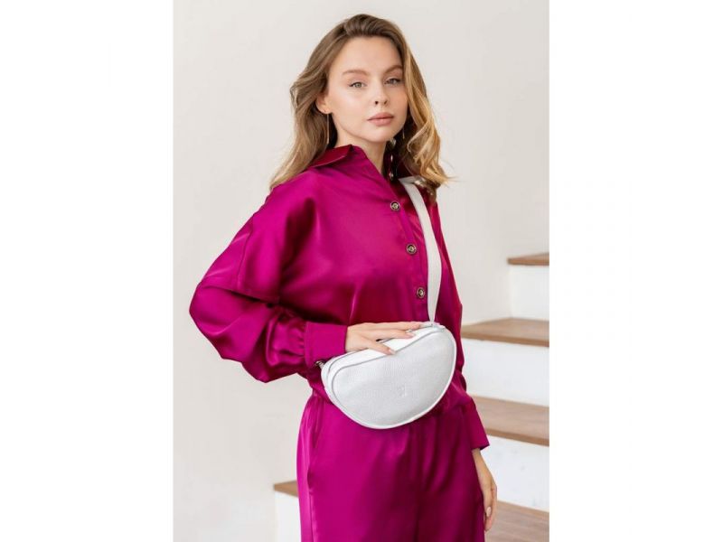 Поясная сумка Ada белый флотар, фото 5