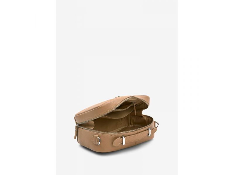 Женская кожаная сумка Avenue карамель флотар, фото 6