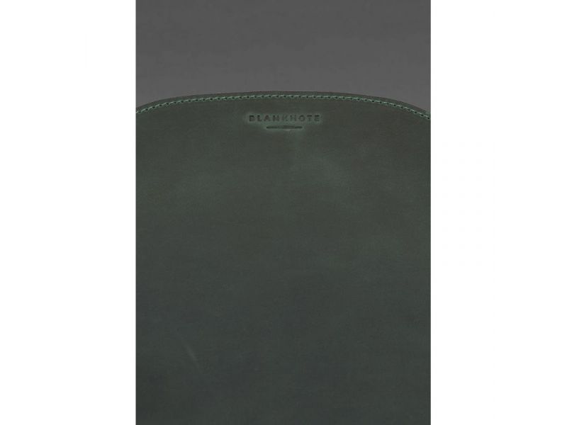 Коврик для мышки &amp;quot;Грушка&amp;quot; из натуральной кожи зеленый Crazy Horse, фото 5