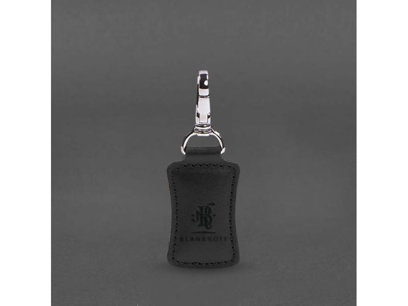 Кожаный брелок Premium Черный, фото 4