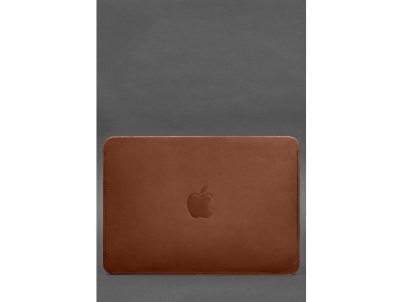 Кожаный чехол для MacBook Air 15-inch (2023) Светло-коричневый, фото 1