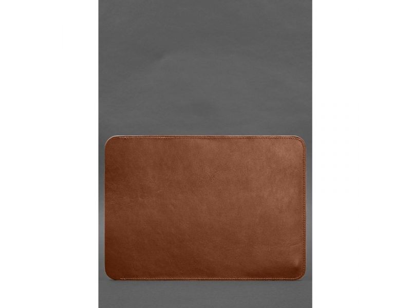 Кожаный чехол для MacBook Air 15-inch (2023) Светло-коричневый, фото 4