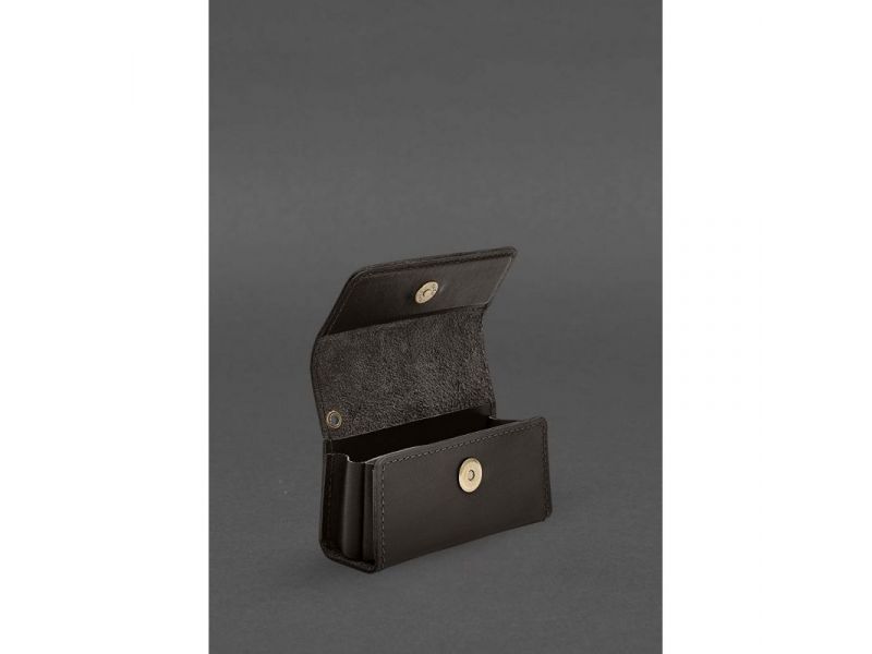 Кожаный футляр (чехол) для IQOS Темно-коричневый, фото 4