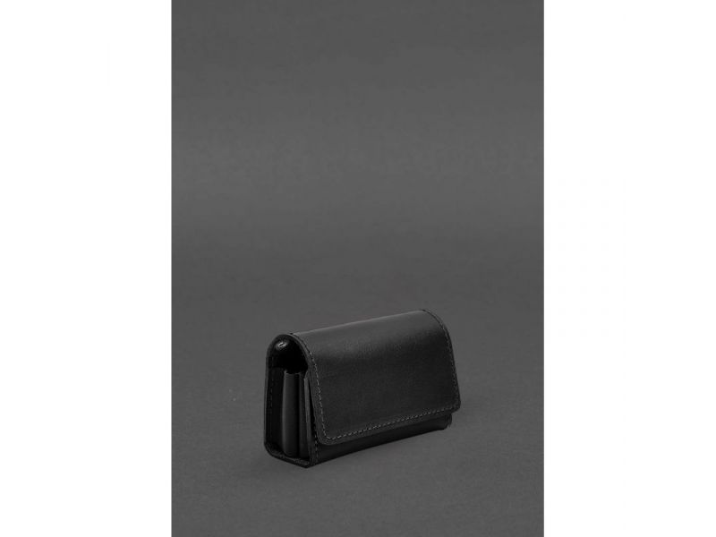 Кожаный футляр (чехол) для IQOS Черный, фото 3