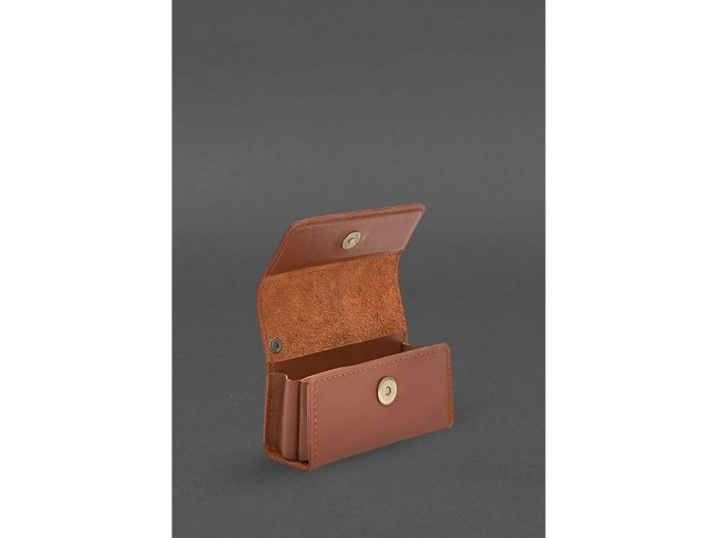 Кожаный футляр (чехол) для IQOS Светло-коричневый, фото 2