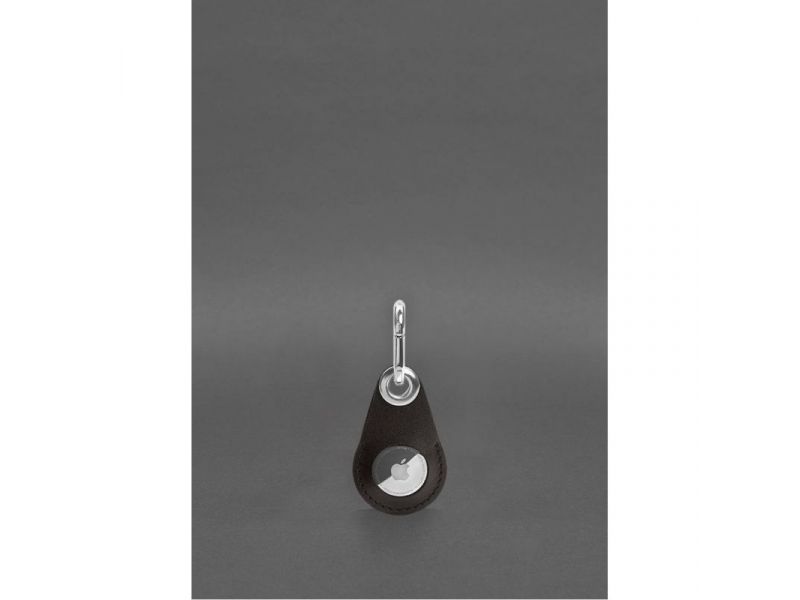 Кожаный чехол для Apple AirTag Темно-коричневый, фото 1