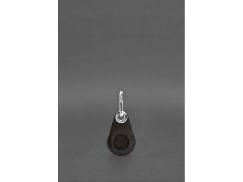 Кожаный чехол для Apple AirTag Темно-коричневый, фото 4