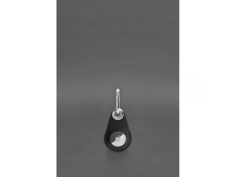 Кожаный чехол для Apple AirTag Черный, фото 1