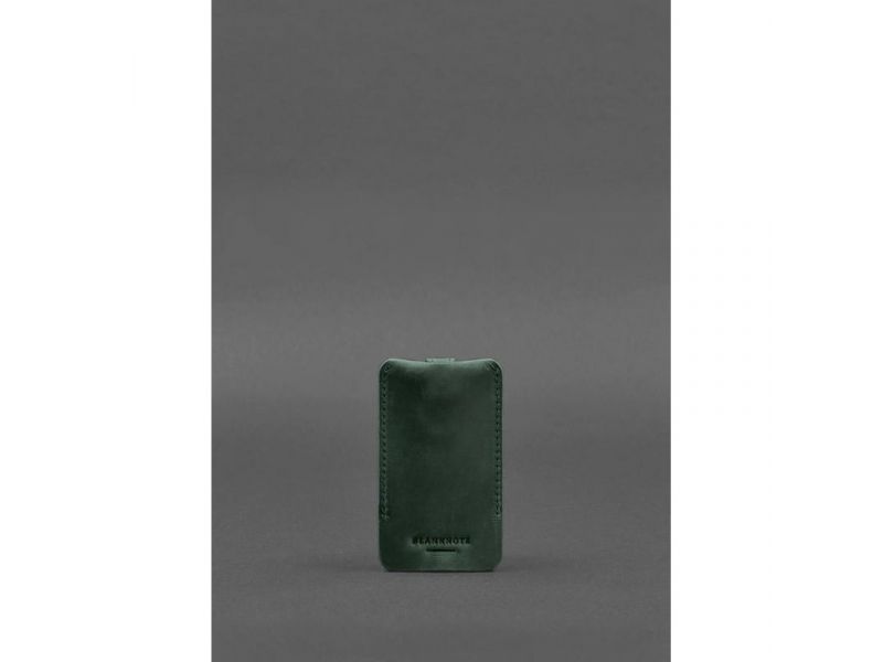 Кожаная ключница 1.0 зеленый Crazy Horse, фото 3