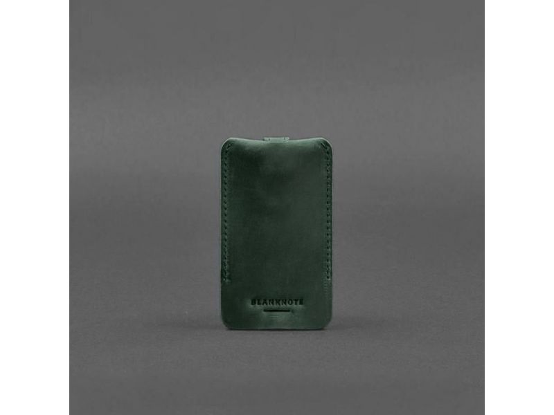 Кожаная ключница 1.0 зеленый Crazy Horse, фото 6