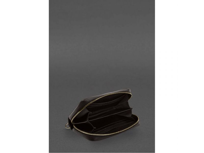 Кожаный  клатч-купюрник 4.0 темно-коричневый краст, фото 4