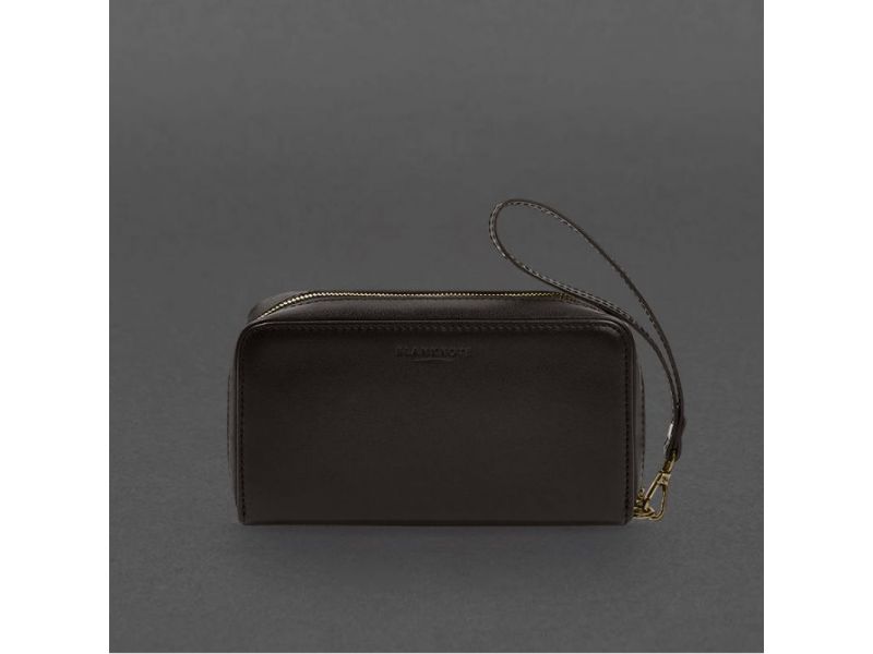 Кожаный  клатч-купюрник 4.0 темно-коричневый краст, фото 6