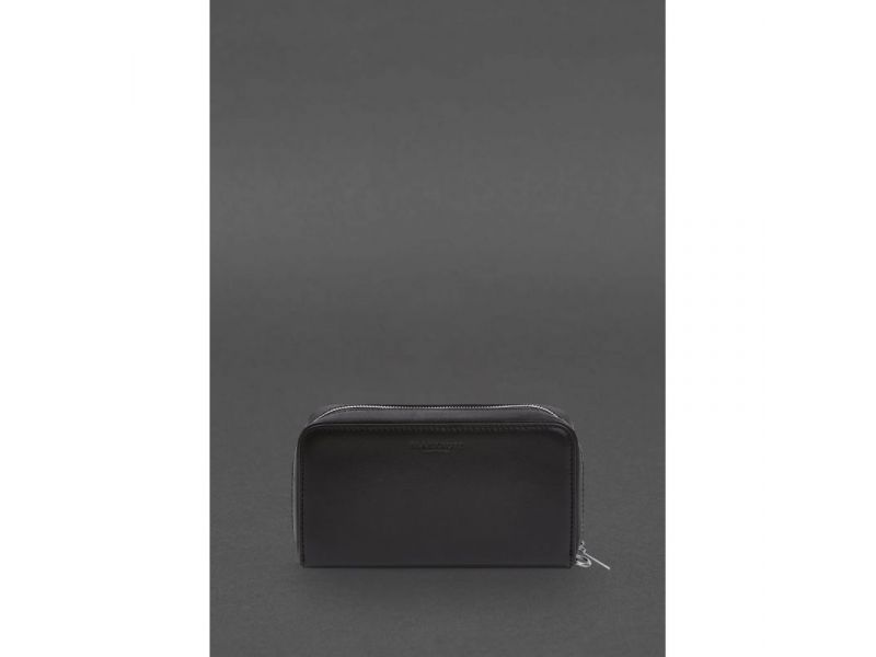 Кожаный  клатч-купюрник 4.0 черный краст, фото 3