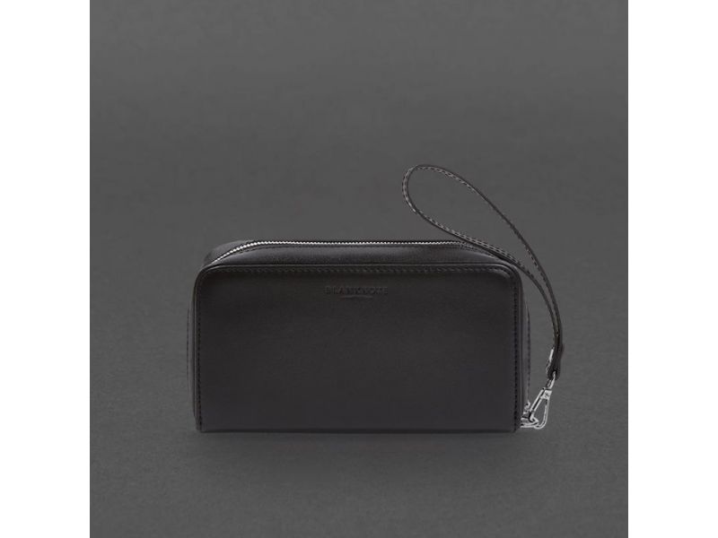 Кожаный  клатч-купюрник 4.0 черный краст, фото 6