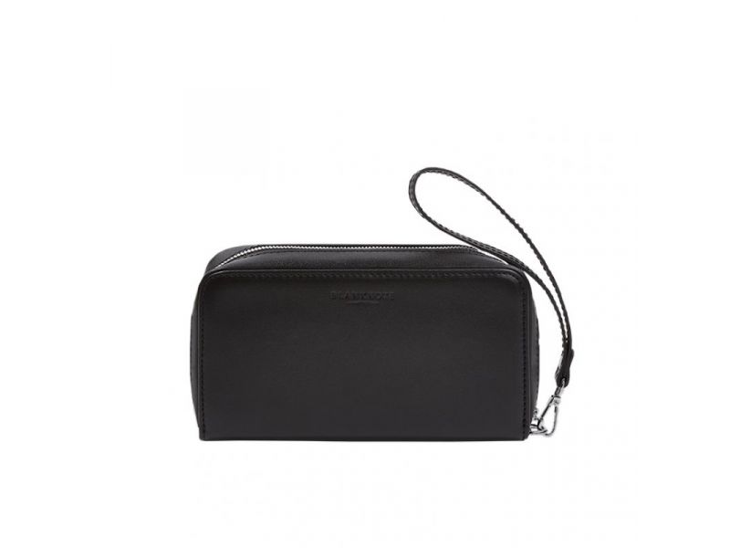 Кожаный  клатч-купюрник 4.0 черный краст, фото 7