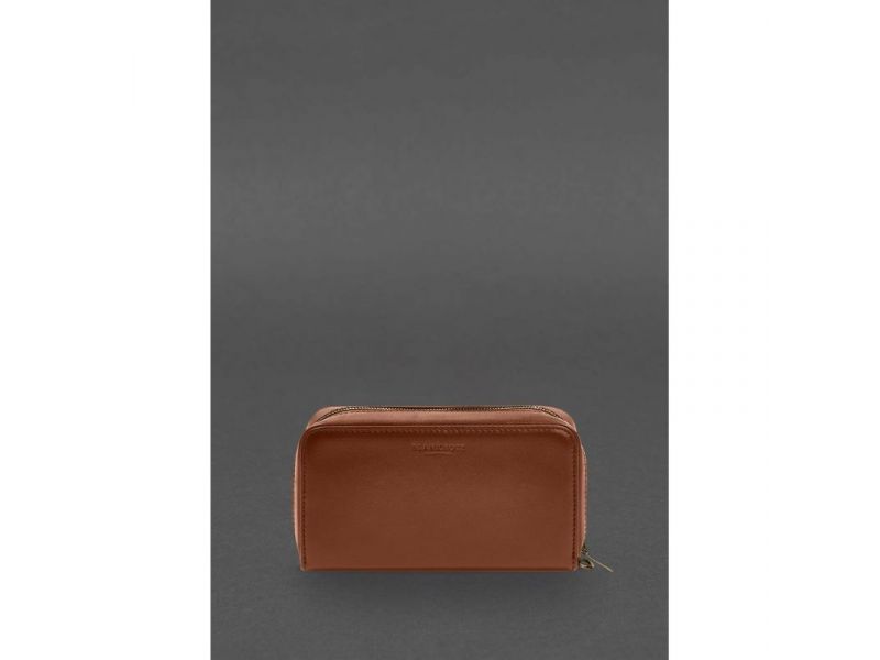 Кожаный  клатч-купюрник 4.0 светло-коричневый краст, фото 3