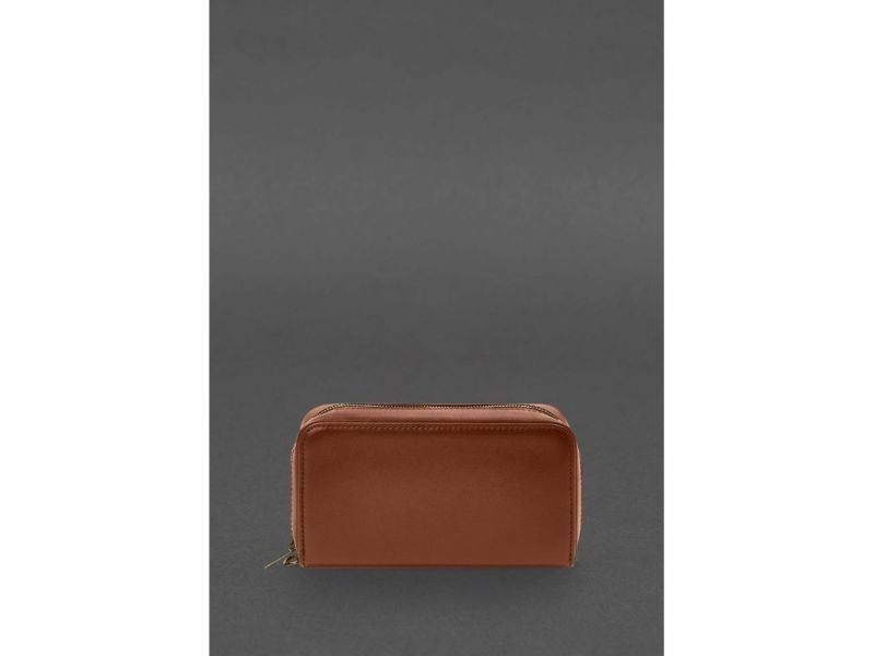 Кожаный  клатч-купюрник 4.0 светло-коричневый краст, фото 5