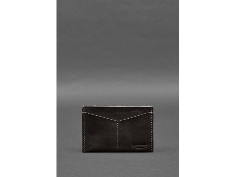 Кожаная обложка-органайзер для документов 6.2 темно-коричневый краст, фото 1