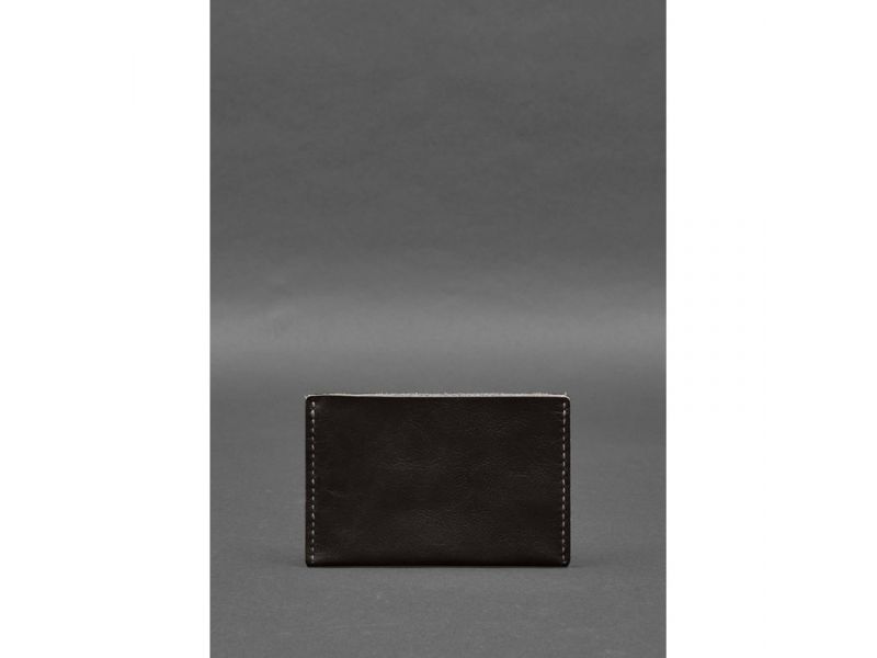 Кожаная обложка-органайзер для документов 6.2 темно-коричневый краст, фото 6