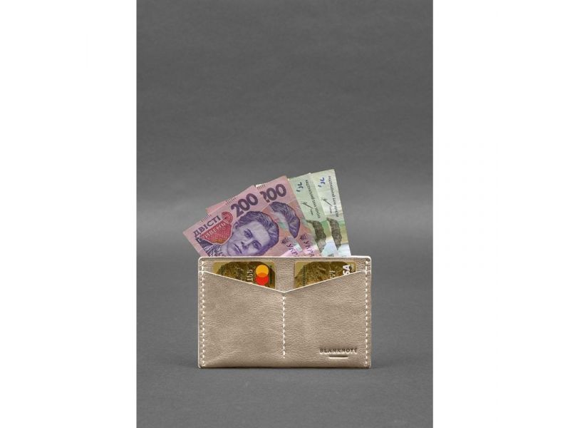 Кожаная обложка-органайзер для документов 6.2 светло-бежевый краст, фото 2