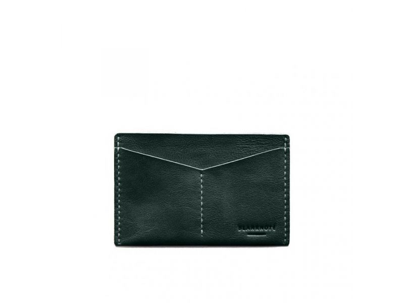 Кожаная обложка-органайзер для документов 6.2 зеленый краст, фото 8