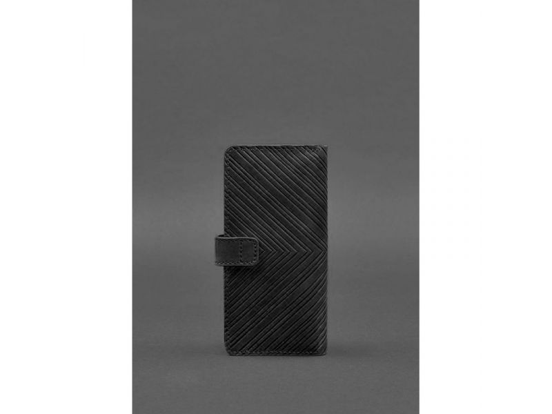 Кожаное женское портмоне 7.0 Инди Черный, фото 4