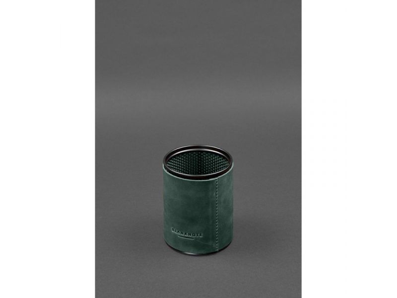 Настольный набор из натуральной кожи  5.0 с картой Украины Зеленый Crazy Horse, фото 10