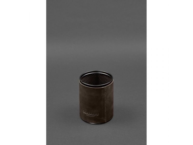 Настольный набор из натуральной кожи  5.0 с картой Украины Темно-коричневый Crazy Horse, фото 10