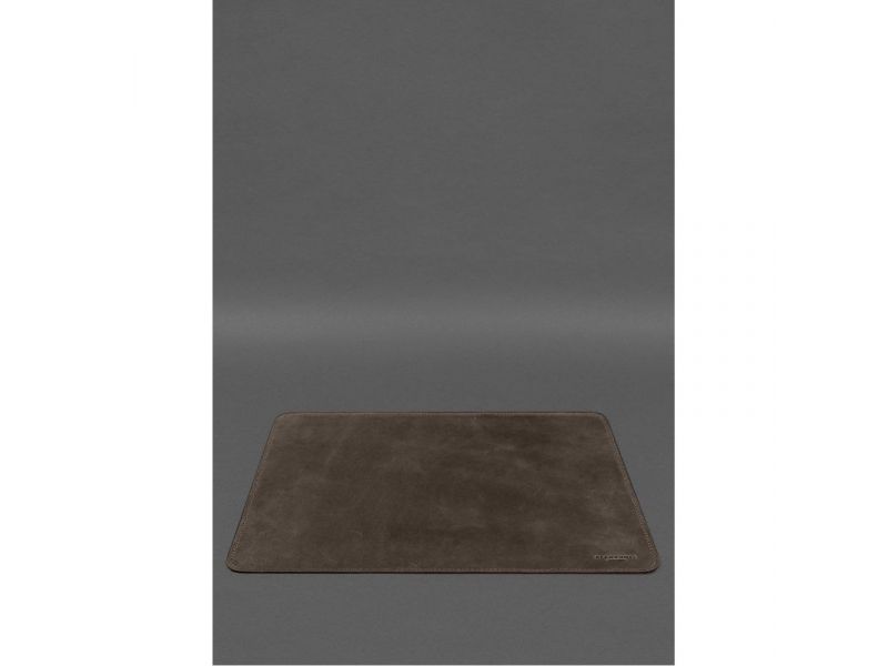 Настольный набор из натуральной кожи  5.0 с картой Украины Темно-коричневый Crazy Horse, фото 6