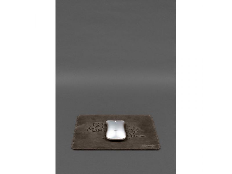 Настольный набор из натуральной кожи  5.0 с картой Украины Темно-коричневый Crazy Horse, фото 7