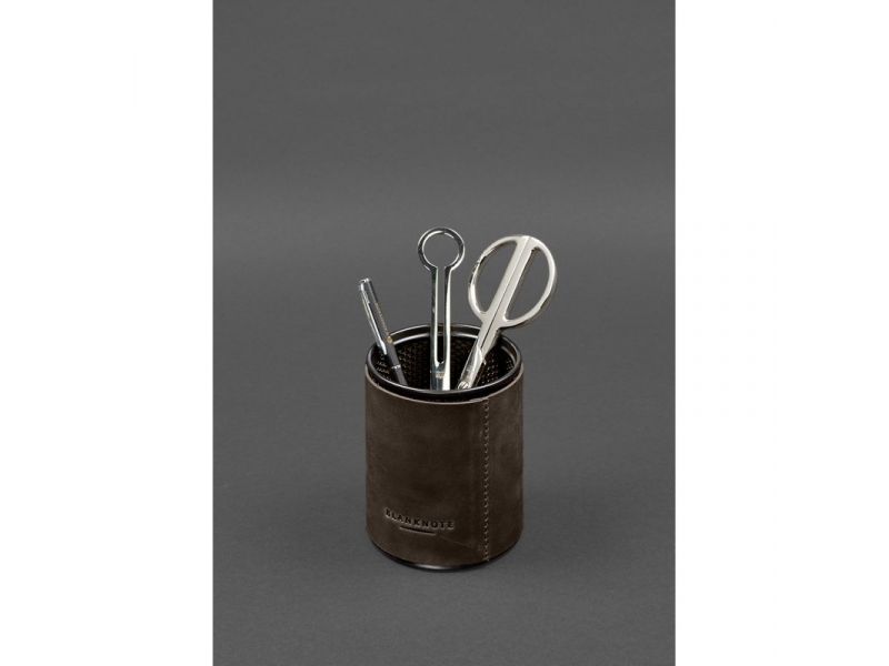 Настольный набор из натуральной кожи  5.0 с картой Украины Темно-коричневый Crazy Horse, фото 9