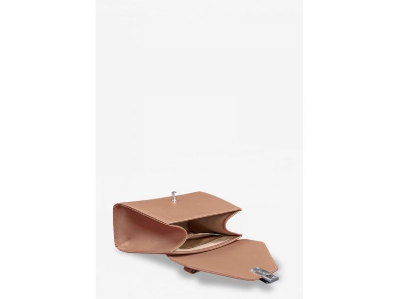 Женская кожаная сумка Futsy Карамель, фото 9