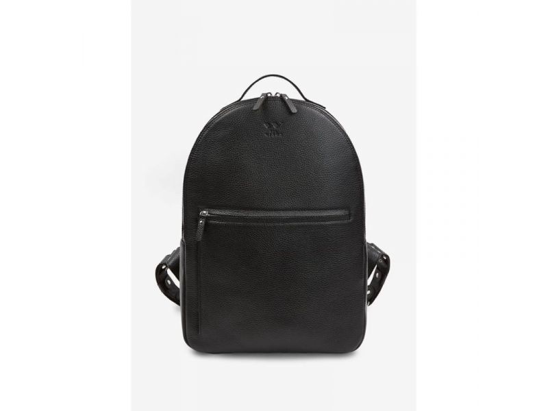 Кожаный рюкзак Groove L черный флотар, фото 1