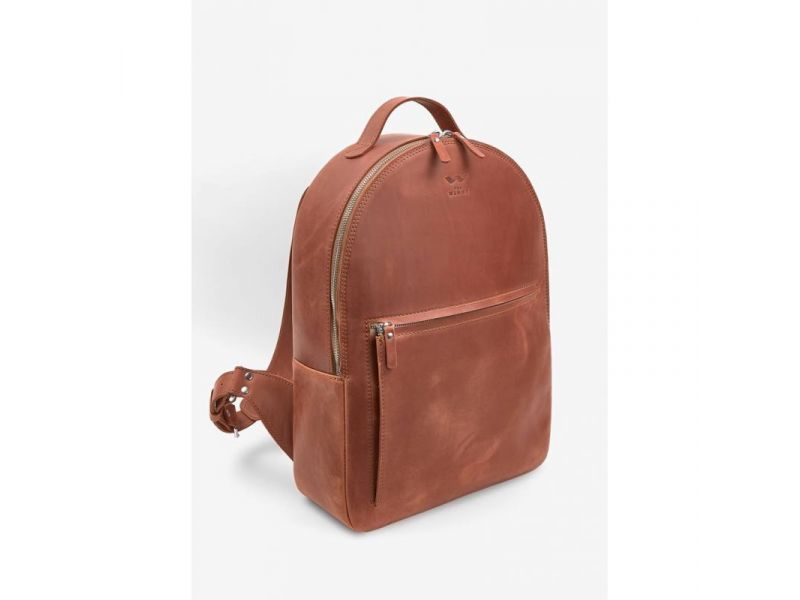 Кожаный рюкзак Groove L светло-коричневый винтаж, фото 3