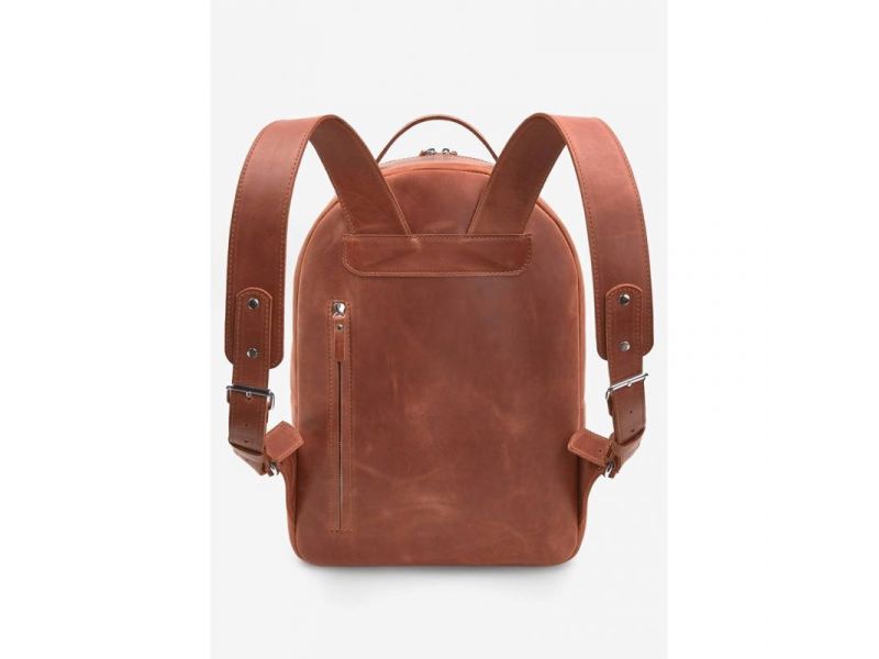 Кожаный рюкзак Groove L светло-коричневый винтаж, фото 4