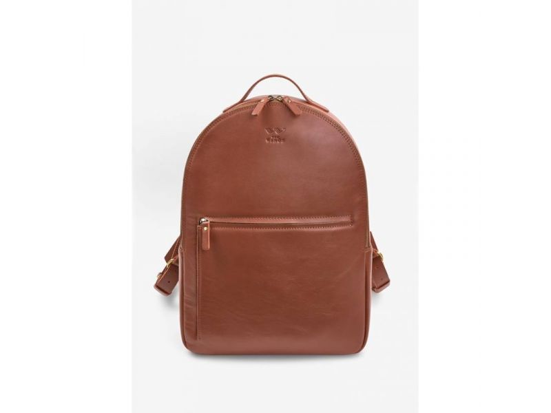 Кожаный рюкзак Groove L светло-коричневый, фото 1