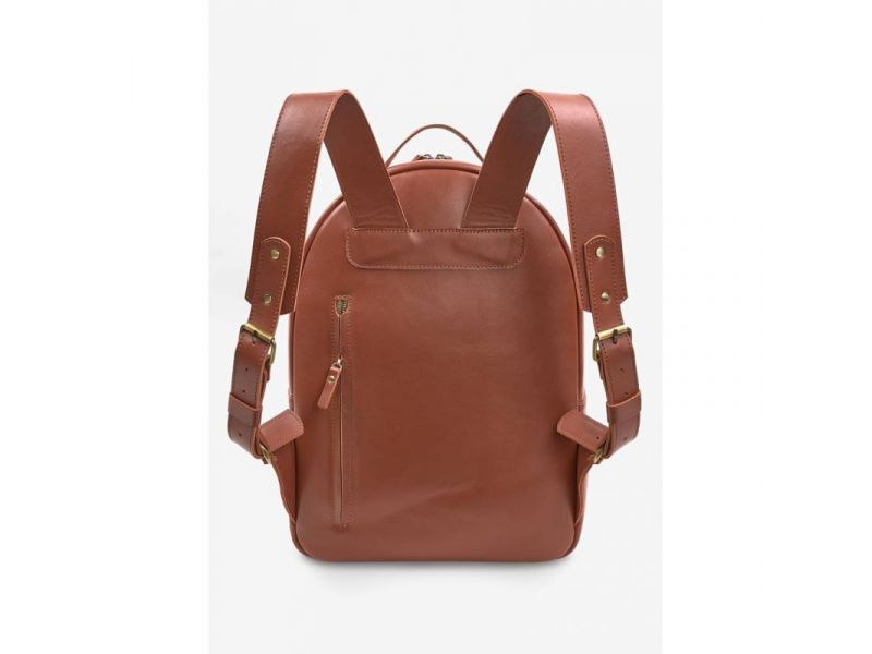 Кожаный рюкзак Groove L светло-коричневый, фото 3