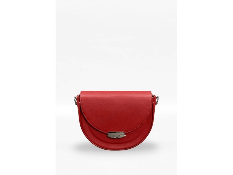 Женская кожаная сумка Kira Красная, фото 1