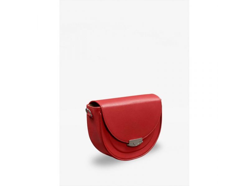 Женская кожаная сумка Kira Красная, фото 3