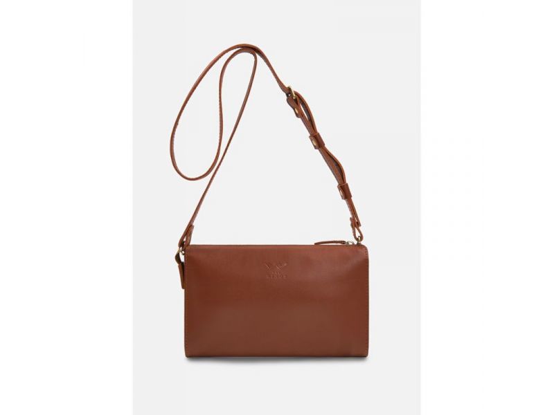 Кожаный млатч светло-коричневый краст, фото 3