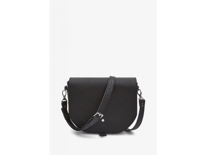 Женская кожаная сумка Ruby L черная Saffiano, фото 1