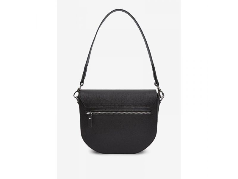 Женская кожаная сумка Ruby L черная Saffiano, фото 5