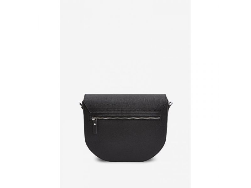 Женская кожаная сумка Ruby L черная Saffiano, фото 6