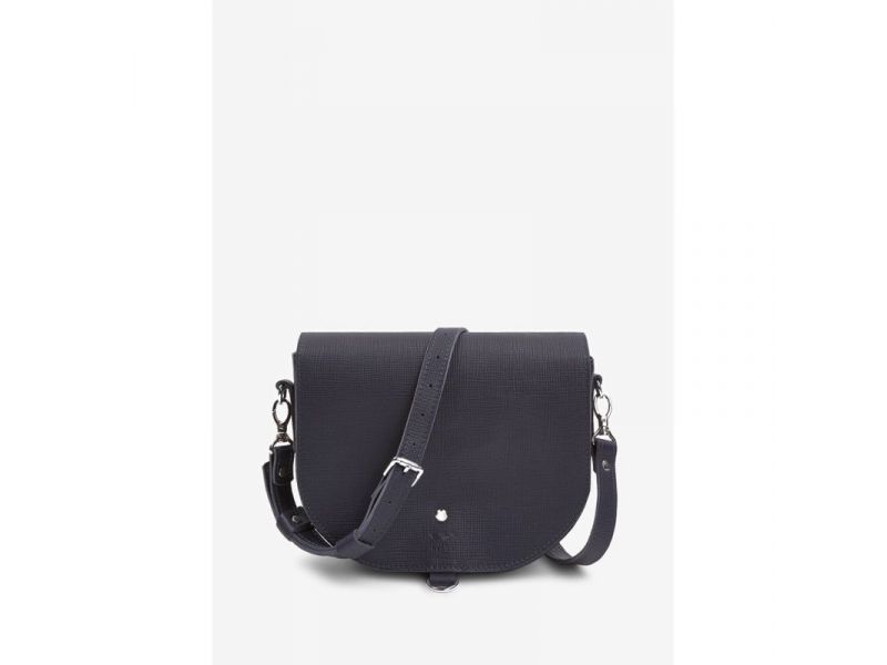 Женская кожаная сумка Ruby L Синий Saffiano, фото 1