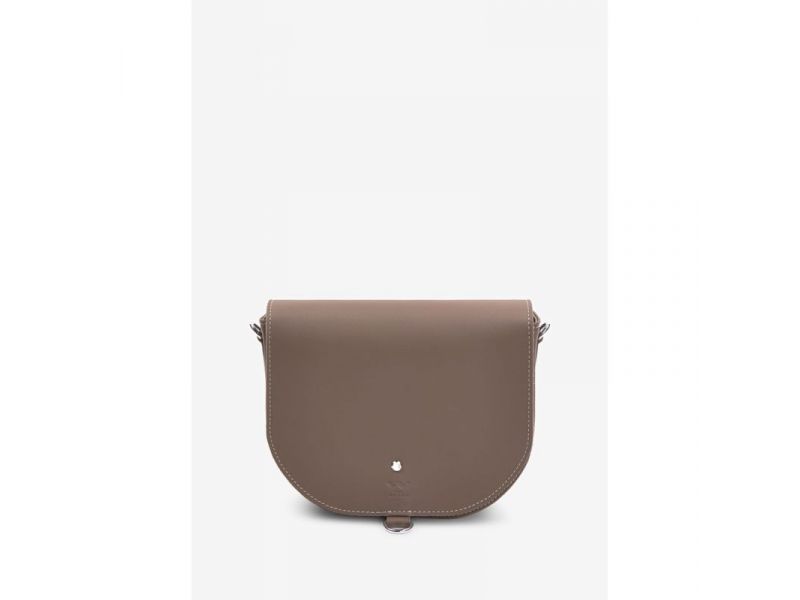 Женская кожаная сумка Ruby L темно-бежевая, фото 2