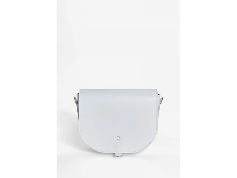 Женская кожаная сумка Ruby L белая, фото 2